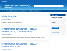 Tablet Screenshot of grupulscolarindustrialnegresti.ro